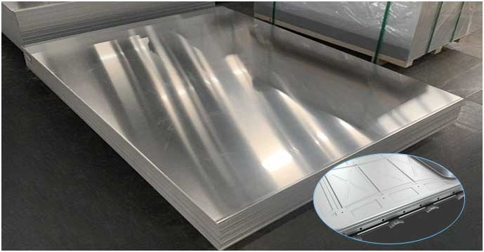 aluminum plate for electric vehicle battery case
